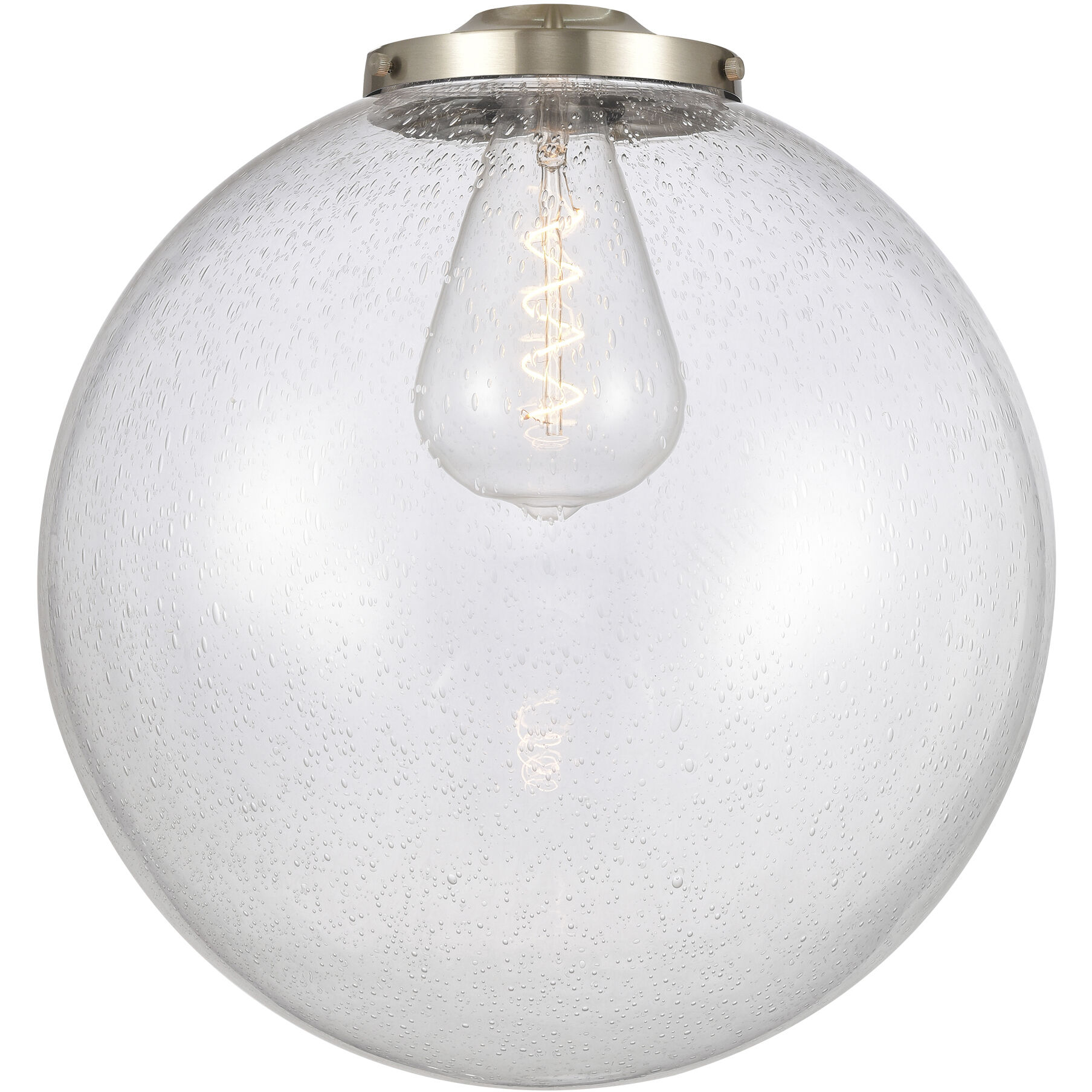 Franklin Restoration Beacon 1 Light 18 inch Brushed Satin Nickel Pendant Ceiling Light in Incandescent, Seedy